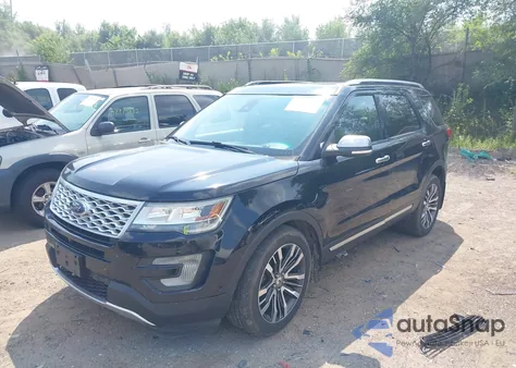 2016 Ford Explorer Platinum z USA, uszkodzony, nr VIN 1FM5K8HT8GGC62598